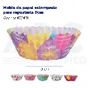 Molde de papel estampado para repostería 9cm