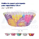 Molde de papel estampado para repostería 7.5cm