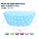 Molde de papel estampado para repostería 11cm