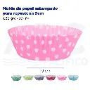 Molde de papel estampado para repostería 9cm