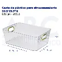 Cesta de plástico para almacenamiento 30.5*21.5*11