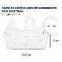 Cesta de plástico para almacenamiento 30.5*20.5*12cm