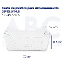 Cesta de plástico para almacenamiento 36*25.35*14.5