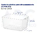 Cesta de plástico para almacenamiento 23.5*14.5*12