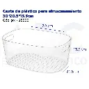 Cesta de plástico para almacenamiento 30*20.5*13.5cm