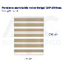 Persiana enrollable color beige 120*200cm
