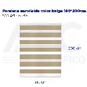 Persiana enrollable color beige 180*200cm