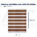 Persiana enrollable color café 150*200cm