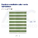 Persiana enrollable color verde 120*200cm