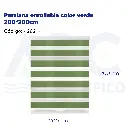 Persiana enrollable color verde 200*200cm