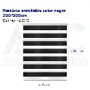 Persiana enrollable color negra 200*200cm