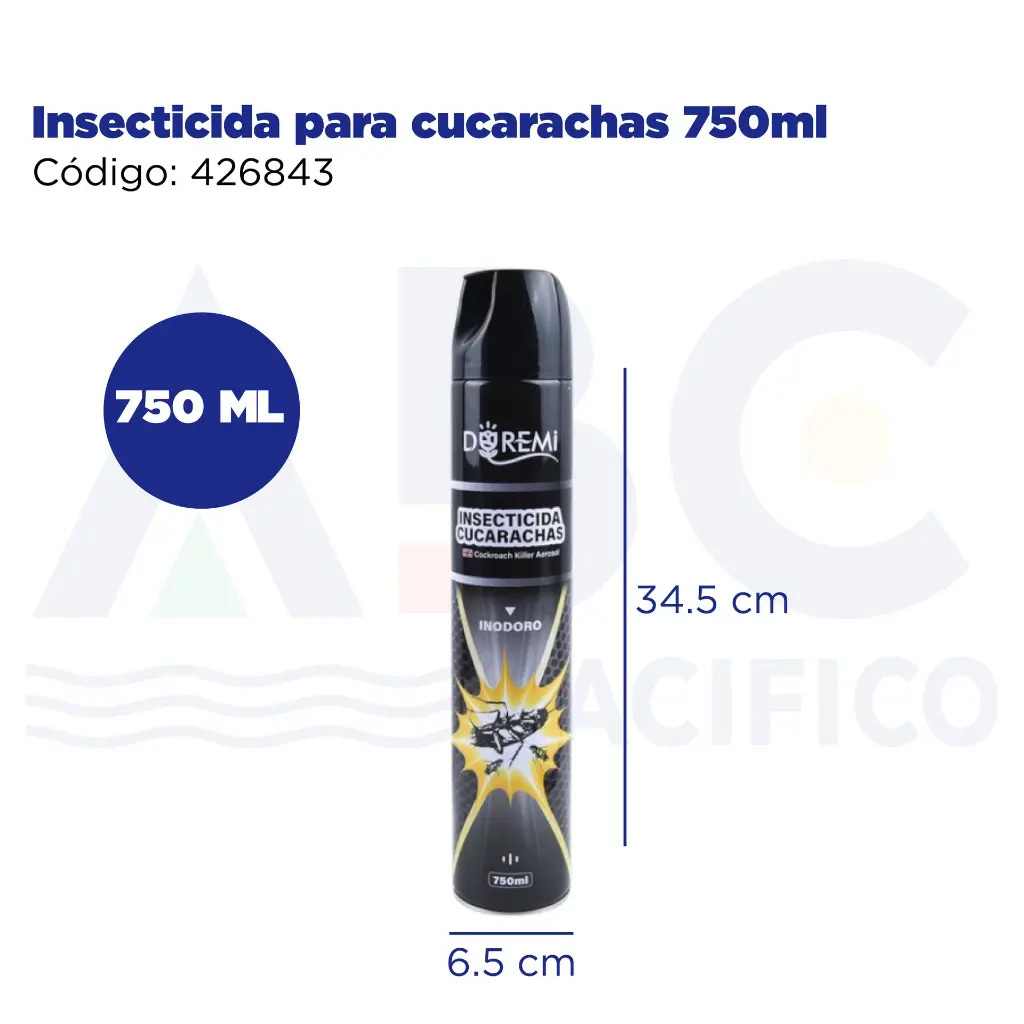 Insecticida para cucarachas 750ml