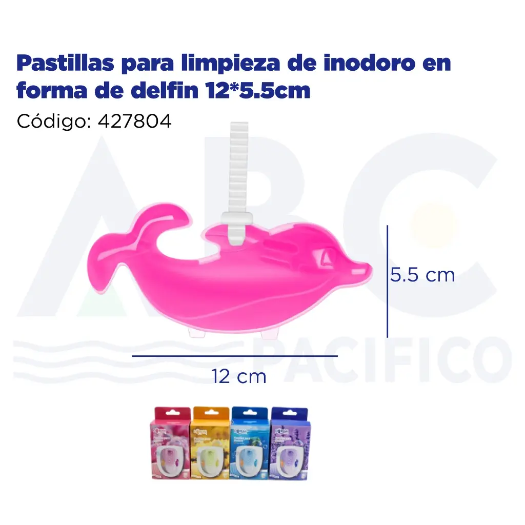 Pastillas para limpieza de inodoro en forma de delfin 12*5.5cm