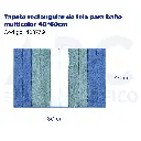 Tapete rectangular de tela para baño multicolor 40*60cm