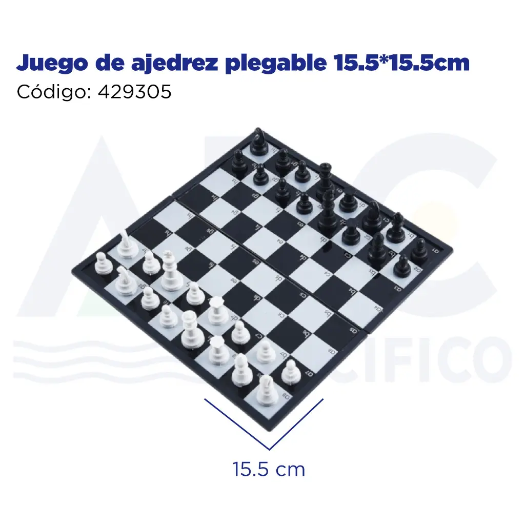 Juego de ajedrez plegable 15.5*15.5cm