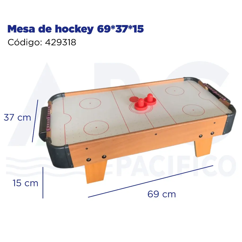 Mesa de hockey 69*37*15