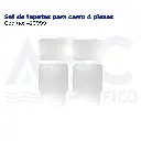 Set de tapetes para carro 4 piezas