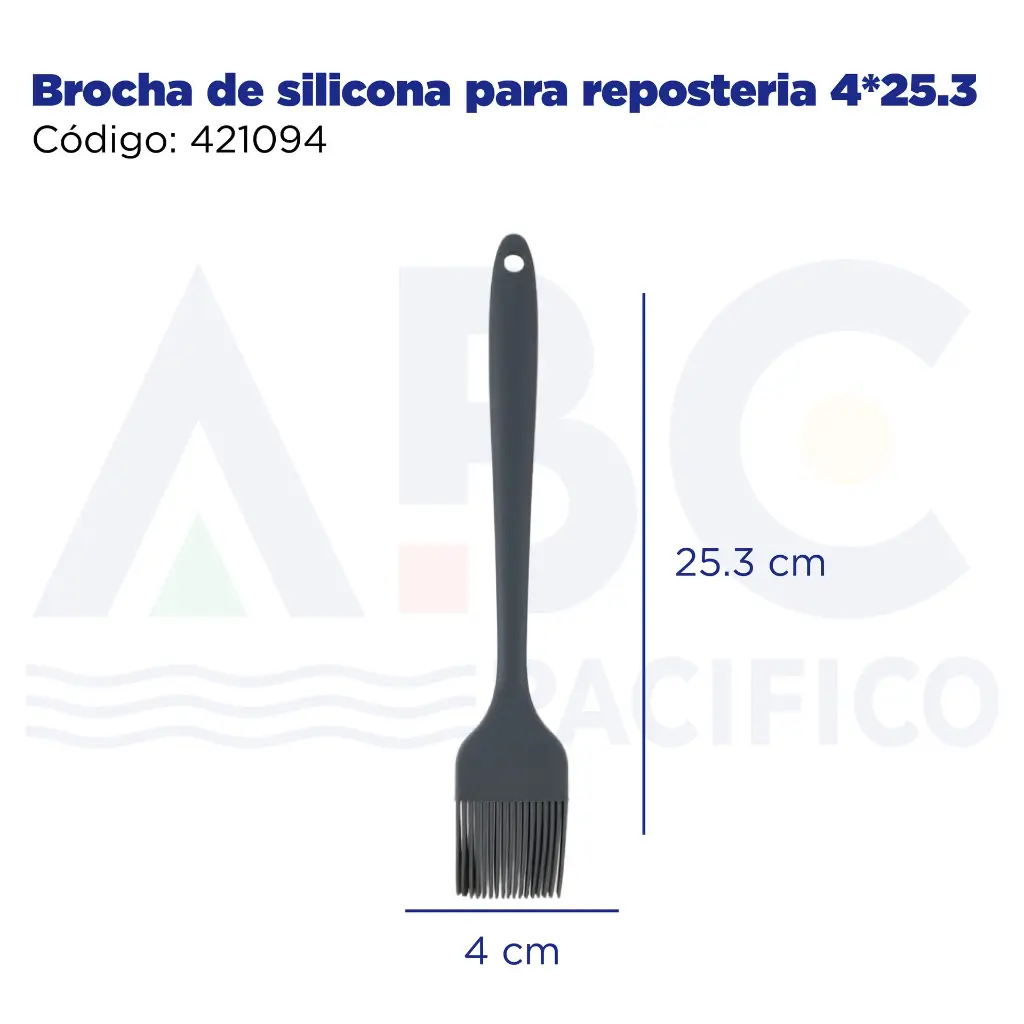 Brocha de silicona para reposteria 4*25.3