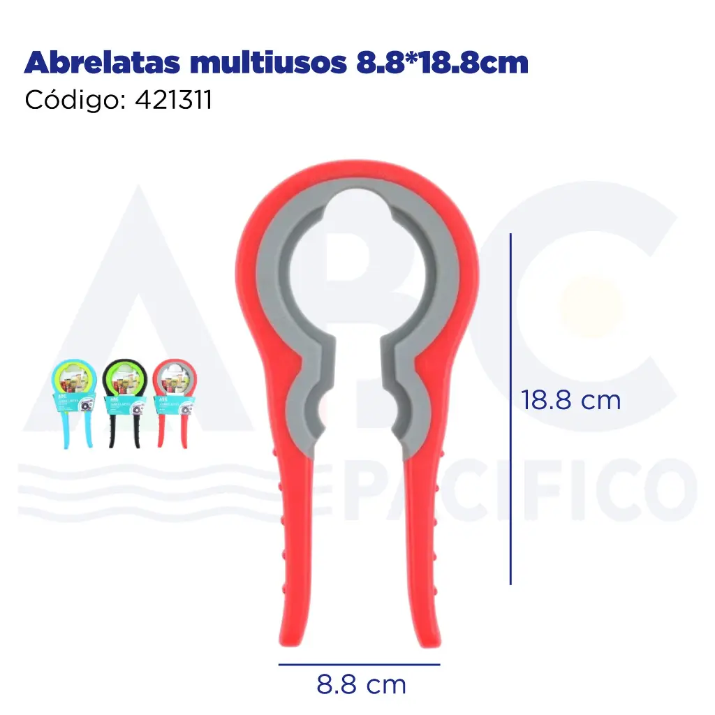 Abrelatas multiusos 8.8*18.8cm