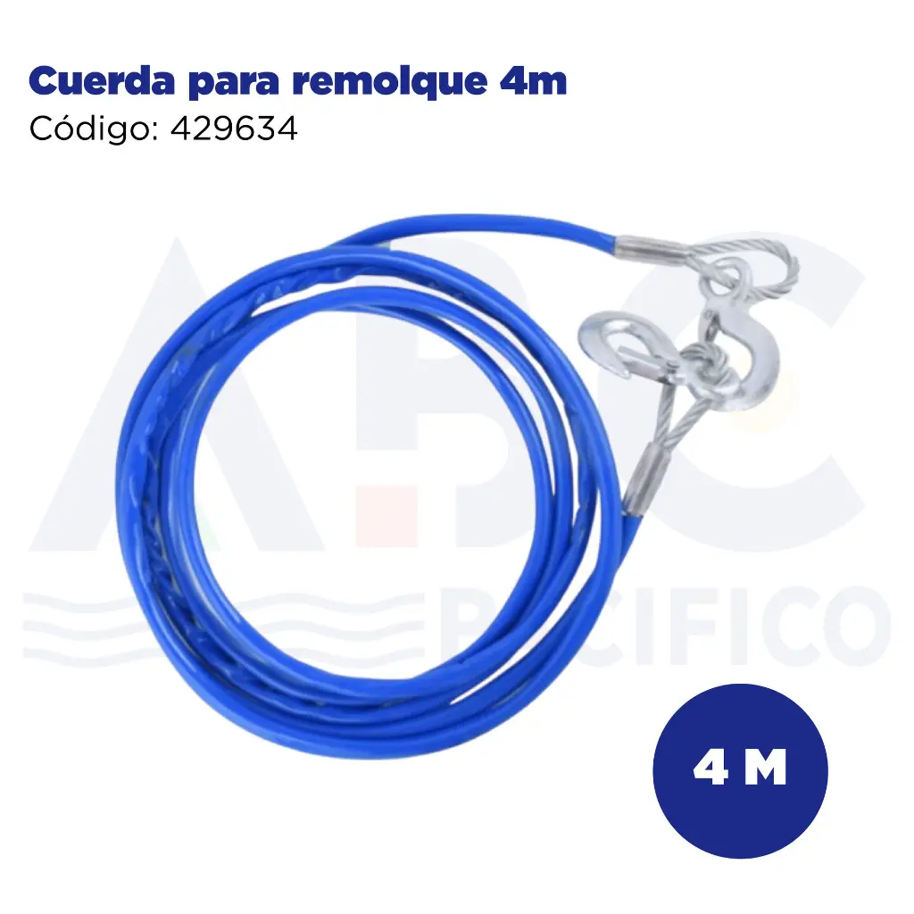 Cuerda para remolque 4m