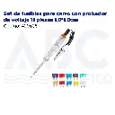Set de fusibles para carro con probador de voltaje 11 piezas 1.9*1.8cm