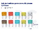 Set de fusibles para carro 10 piezas 1.2*1.1cm