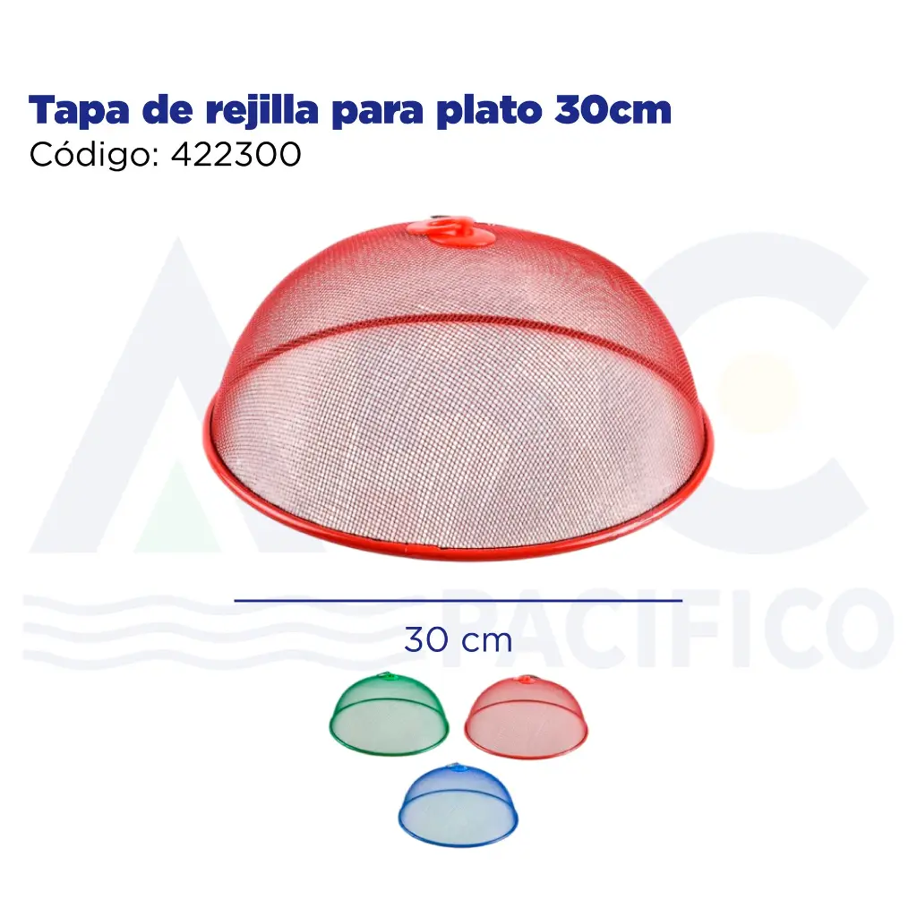 Tapa de rejilla para plato 30cm