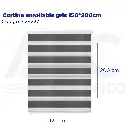 Cortina enrollable gris 150*200cm
