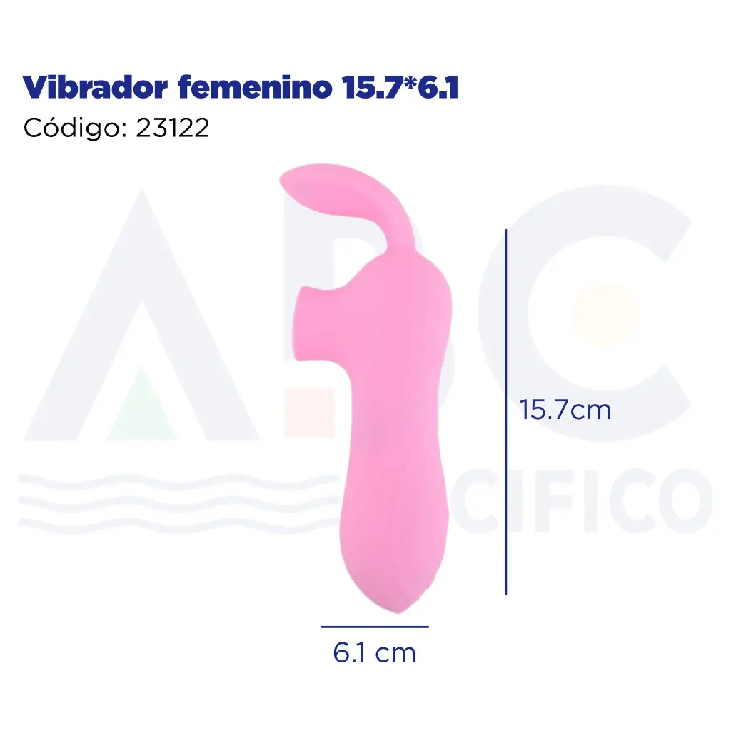 Vibrador femenino 15.7*6.1