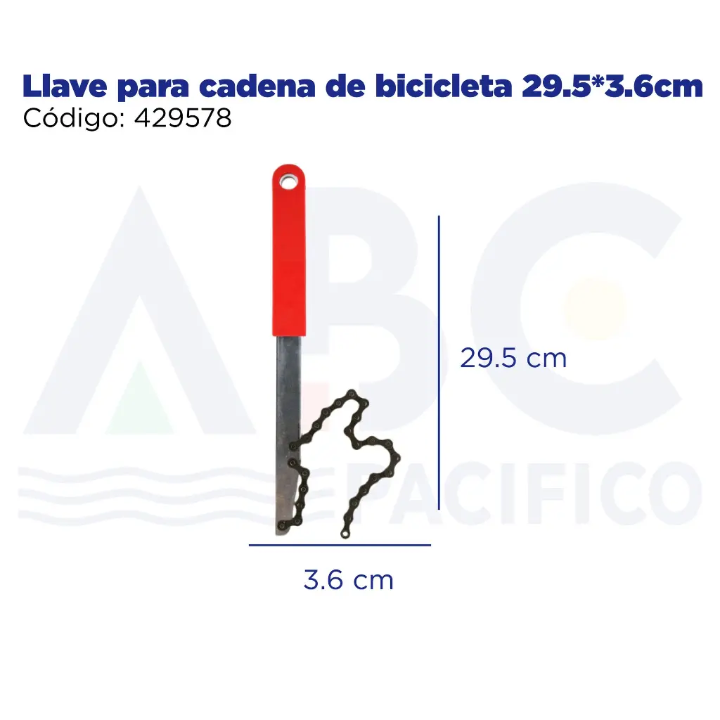 Llave para cadena de bicicleta 29.5*3.6cm