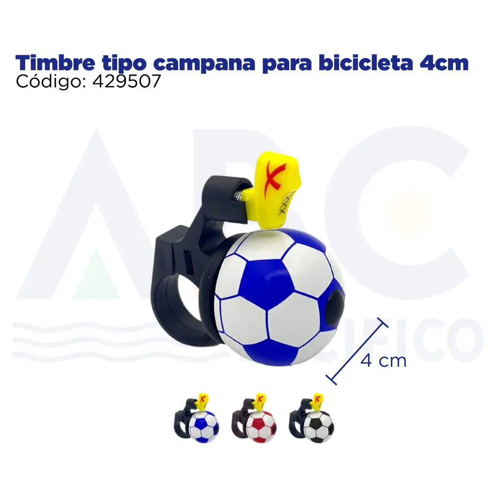 Timbre tipo campana para bicicleta 4cm