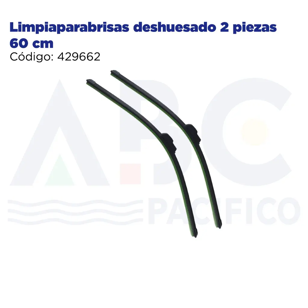 Limpiaparabrisas deshuesado 2 piezas 60 cm