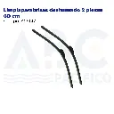 Limpiaparabrisas deshuesado 2 piezas 60 cm