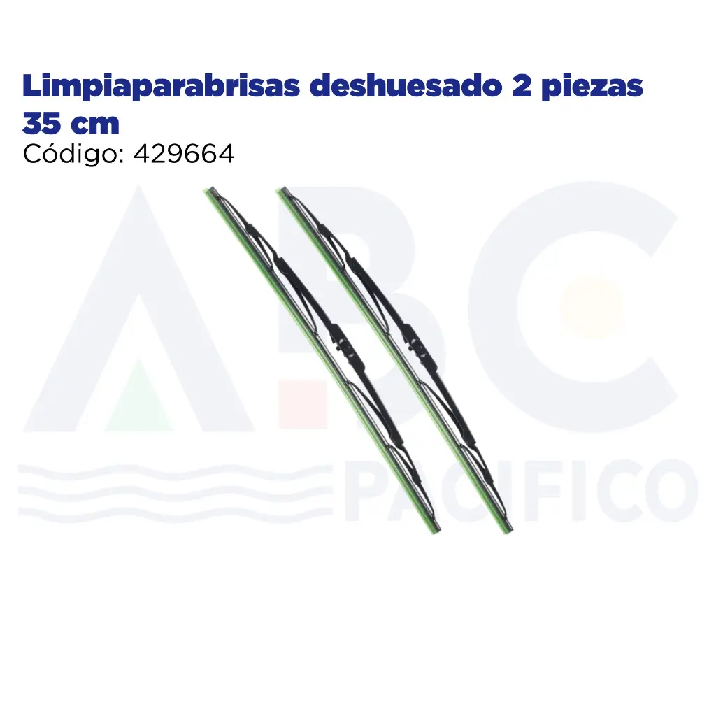 Limpiaparabrisas deshuesado 2 piezas 35 cm