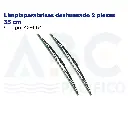 Limpiaparabrisas deshuesado 2 piezas 35 cm