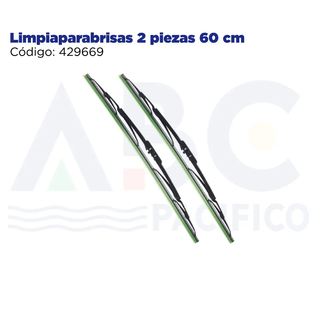 Limpiaparabrisas 2 piezas 60 cm