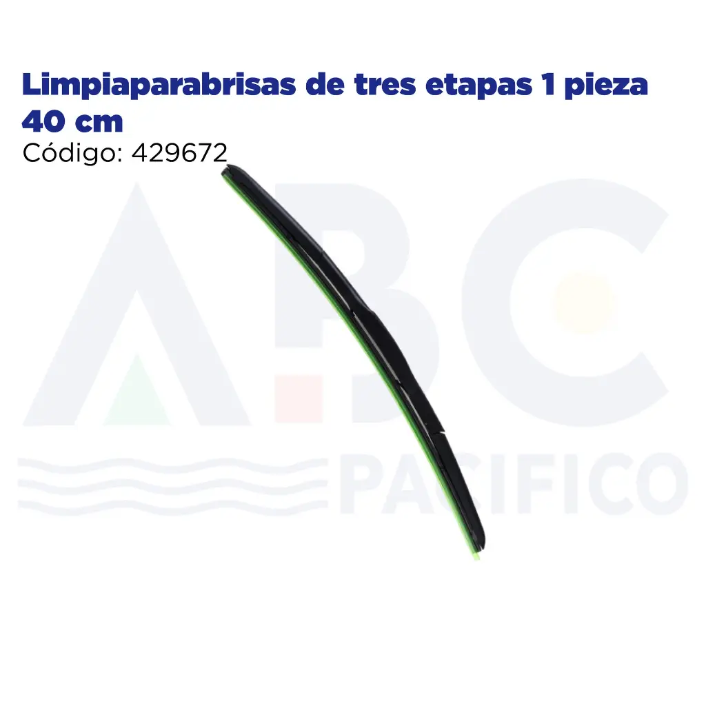 Limpiaparabrisas de tres etapas 1 pieza 40 cm