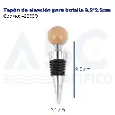 Tapón de aleación para botella 9.2*2.2cm