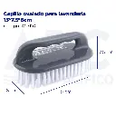 Cepillo ovalado para lavandería 15*7.5*6cm