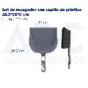 Set de recogedor con cepillo de plástico 29.5*20*6 cm