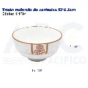 Tazón redondo de cerámica 13*6.5cm