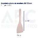 Espátula plana de madera 30*7.5cm