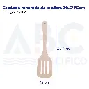 Espátula ranurada de madera 30.5*7.5cm