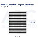 Persiana enrollable negra 200*200cm