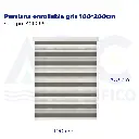 Persiana enrollable gris 100*200cm