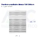 Persiana enrollable blanca 120*200cm