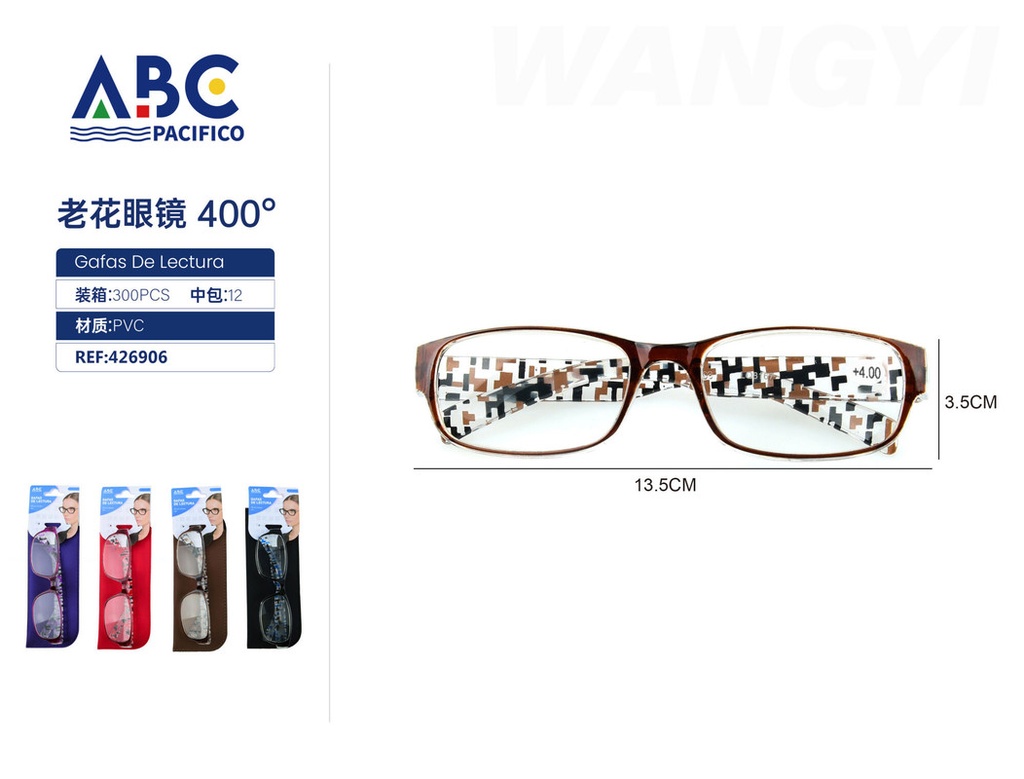 Lentes para lectura 400°