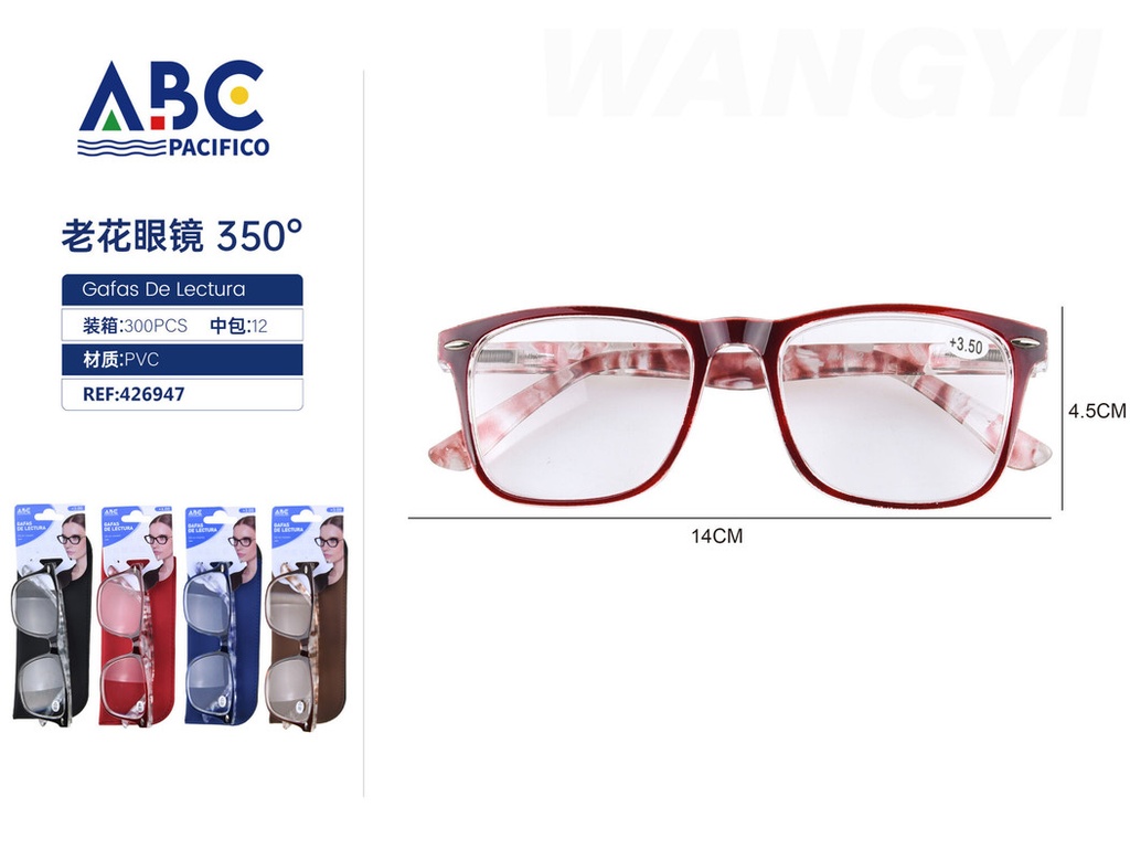 Lentes para lectura 350°