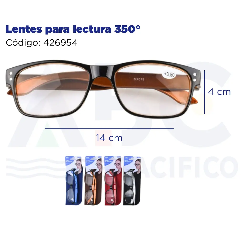 Lentes para lectura 350°