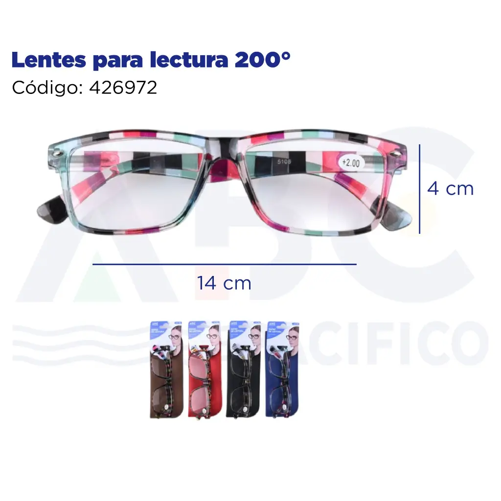 Lentes para lectura 200°